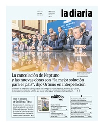 Tapa de la diaria del miércoles 20 de agosto de 2025