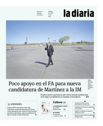 Tapa de la diaria del viernes 27 de diciembre de 2019