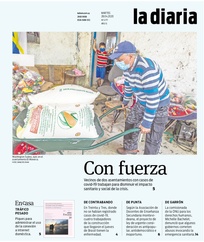 Tapa de la diaria del martes 28 de abril de 2020