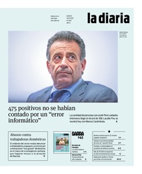 Tapa de la diaria del jueves 14 de enero de 2021