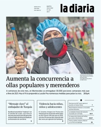 Tapa de la diaria del martes 26 de abril de 2022