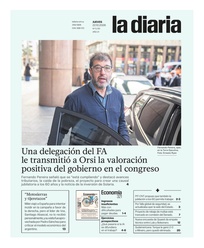 Tapa de la diaria del jueves 22 de octubre de 2026