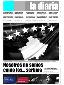 Tapa de la diaria del lunes 18 de febrero de 2008