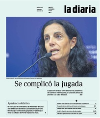 Tapa de la diaria del martes 10 de marzo de 2020