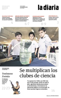 Tapa de la diaria del sábado 8 de septiembre de 2018