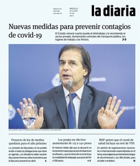 Tapa de la diaria del miércoles 2 de diciembre de 2020