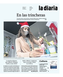 Tapa de la diaria del jueves 24 de diciembre de 2020