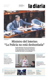 Tapa de la diaria del sábado 20 de enero de 2024