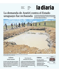 Tapa de la diaria del viernes 7 de agosto de 2020