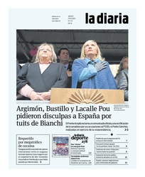 Tapa de la diaria del jueves 27 de julio de 2023