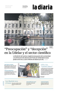 Tapa de la diaria del sábado 2 de julio de 2022