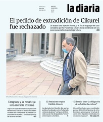 Tapa de la diaria del martes 9 de junio de 2020