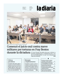 Tapa de la diaria del martes 4 de noviembre de 2025