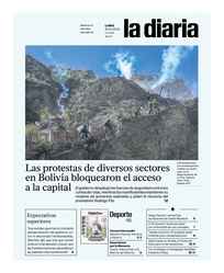 Tapa de la diaria del lunes 18 de mayo de 2026
