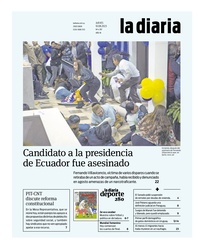 Tapa de la diaria del jueves 10 de agosto de 2023