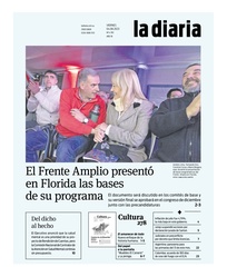 Tapa de la diaria del viernes 4 de agosto de 2023