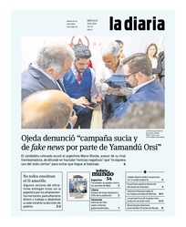 Tapa de la diaria del miércoles 16 de octubre de 2024