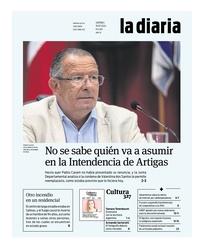 Tapa de la diaria del viernes 19 de julio de 2024