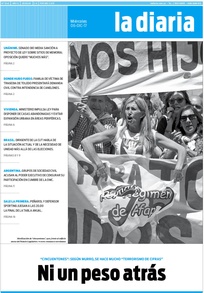 Tapa de la diaria del miércoles 6 de diciembre de 2017