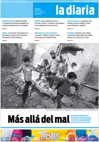 Tapa de la diaria del viernes 28 de octubre de 2016