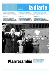 Tapa de la diaria del jueves 1 de octubre de 2009