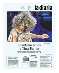 Tapa de la diaria del jueves 25 de mayo de 2023