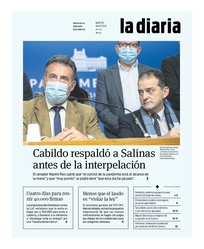 Tapa de la diaria del martes 6 de julio de 2021