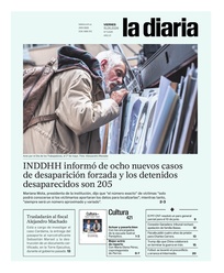 Tapa de la diaria del viernes 15 de mayo de 2026