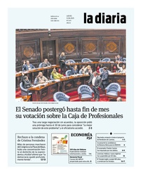 Tapa de la diaria del jueves 12 de junio de 2025