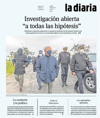 Tapa de la diaria del lunes 1 de junio de 2020