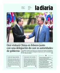 Tapa de la diaria del martes 20 de enero de 2026