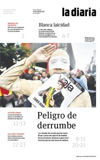 Tapa de la diaria del sábado 27 de octubre de 2018