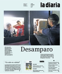 Tapa de la diaria del lunes 3 de septiembre de 2018