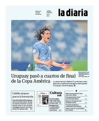 Tapa de la diaria del viernes 25 de junio de 2021