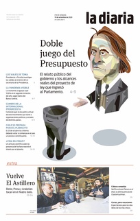 Tapa de la diaria del sábado 19 de septiembre de 2020