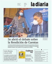 Tapa de la diaria del jueves 1 de julio de 2021