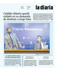 Tapa de la diaria del miércoles 22 de julio de 2020