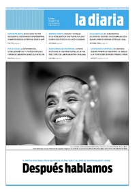 Tapa de la diaria del lunes 18 de octubre de 2010