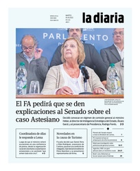 Tapa de la diaria del martes 4 de octubre de 2022