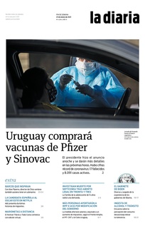 Tapa de la diaria del sábado 23 de enero de 2021