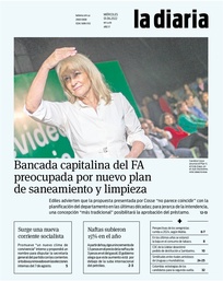 Tapa de la diaria del miércoles 1 de junio de 2022