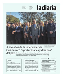Tapa de la diaria del martes 26 de agosto de 2025