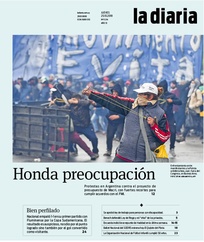 Tapa de la diaria del jueves 25 de octubre de 2018