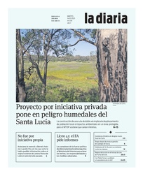 Tapa de la diaria del martes 14 de febrero de 2023