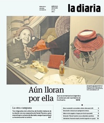 Tapa de la diaria del miércoles 8 de mayo de 2019