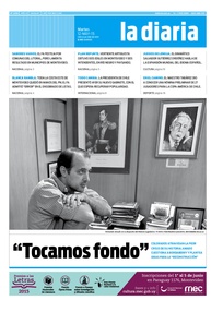 Tapa de la diaria del martes 12 de mayo de 2015