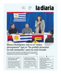 Tapa de la diaria del martes 9 de septiembre de 2025