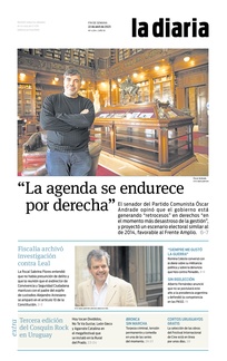Tapa de la diaria del sábado 22 de abril de 2023