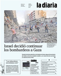 Tapa de la diaria del jueves 13 de mayo de 2021