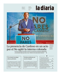 Tapa de la diaria del martes 15 de marzo de 2022